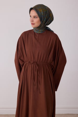 Etnik Desen %100 Twill İpek Eşarp BE04