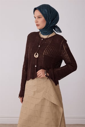 Geometrik Desen %100 Twill İpek Eşarp BE25