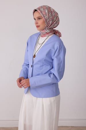 Geometrik Desen %100 Twill İpek Eşarp BE21