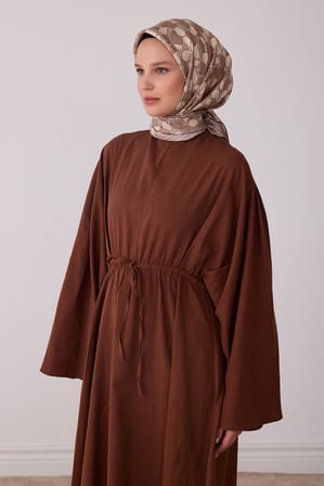 Etnik Desen %100 Twill İpek Eşarp BE22-55