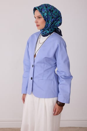 Etnik Desen %100 Twill İpek Eşarp BE22-82
