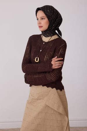Geometrik Desen %100 Twill İpek Eşarp BE25