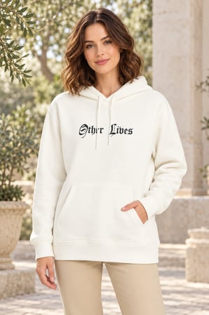 Asmedo Kadın Oversize Sweatshirt - Baskılı Pamuklu, Kapüşonlu, Kanguru Cepli, 3 İplik