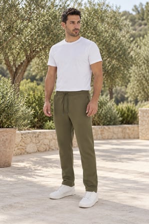 Asmedo Erkek Eşofman - Üç İplik Basic Pantolon, Üç İplik İçi Pamuklu
