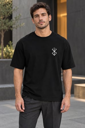 Asmedo T-Shirt - Erkek Tişört - Yazlık Baskılı, Kısa Kollu, Bisiklet Yaka, Penye