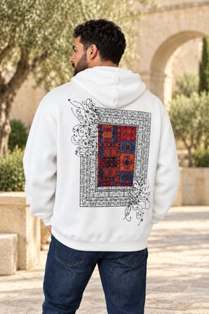 Asmedo Erkek Sweatshirt - Pamuklu Baskılı, Kapüşonlu, Kanguru Cepli, 3 İplik