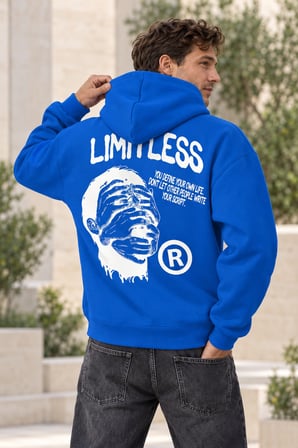 Asmedo Erkek Sweatshirt - Baskılı Cepli Pamuklu, Kapüşonlu, 3 İplik