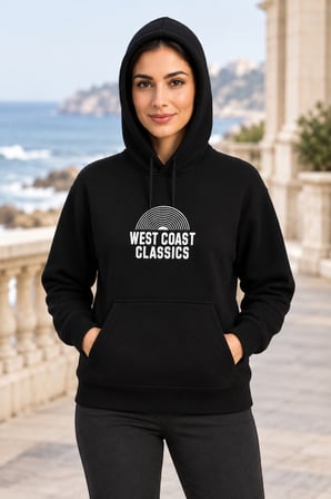 Asmedo Kadın Oversize Sweatshirt - Cepli Baskılı Pamuklu, Kapüşonlu, 3 İplik