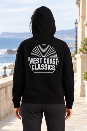 Asmedo Kadın Oversize Sweatshirt - Cepli Baskılı Pamuklu, Kapüşonlu, 3 İplik