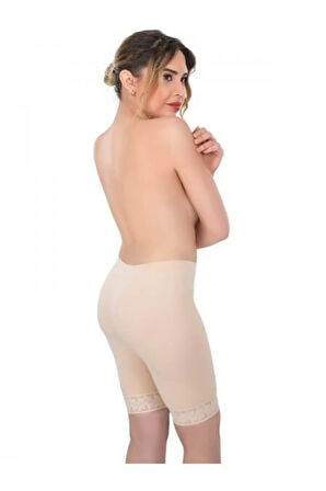 Dikişsiz Soft Kadın Paçalı Dantelli Boxer 3004