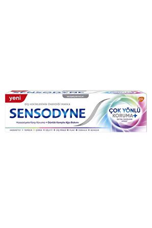 Sensodyne Çok Yönlü Koruma Gelişmiş Beyazlık 50 ml 4 Adet