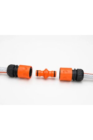 Otomatik Hortum Bağlantı Aparatı 3 Parça 1/2'' Bahçe Hortumu Ekleme Adaptörü Sızdırmaz