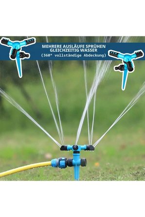 Otomatik Dönerli 4'lü Sprink Bahçe Sulama Fıskiyesi 360° Döner Sprey Sulama Başlığı