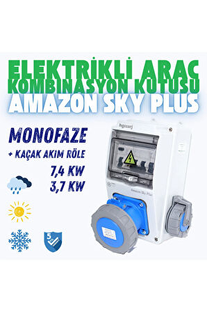 'Amazon SKY PLUS'' Monofaze Elektrikli Araç Kombinasyon Kutusu, V i k o / P a n a s o n i c