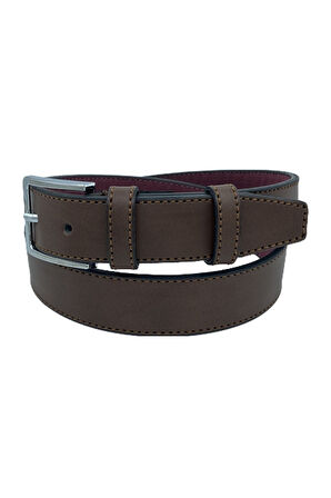 3 Adet Siyah Lacivert Kahverengi 3 Cm Klasik Suni Deri Çocuk Kemeri