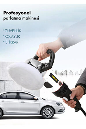 Assur Polisher 1300 W Polisaj Makinesi Gri