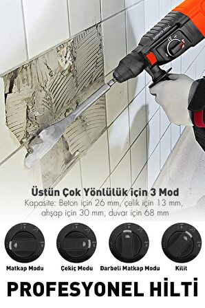 ASSUR Pro METAL ŞANZIMAN Kırıcı Delici Darbeli Matkap  2-28mm HILTI