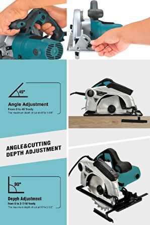 Jetta Power Tools Elektrikli Daire Testere Sunta Kesme Makinası