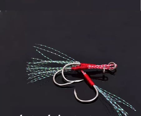 Jig Assist İğnesi - 3 Adet - Jig Yardımcı Kanca - ( 170 - 200 gr Arası Jigler İçin )