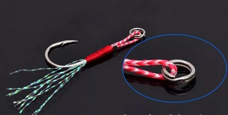 Jig Assist İğnesi - 3 Adet - Jig Yardımcı Kanca - ( 170 - 200 gr Arası Jigler İçin )