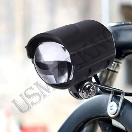  Astraled Led Far Elektrikli Scooter Farı Elektrikli Motosiklet E Bisiklet Far + Korna 36v-60v-Uyumlu