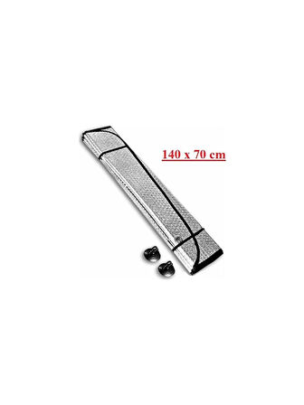 ASTRALED Araba Ön Cam Güneş Araç Içi Cam Vantuzlu Katlanır Güneşlik Koruyucu Perde 150 Cm X 70 Cm