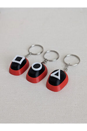 Just3dprintings Squid Game Anahtarlık 3lü