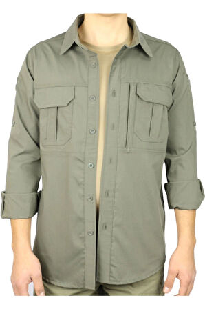 Tactical Gömlek Açık Haki Renk