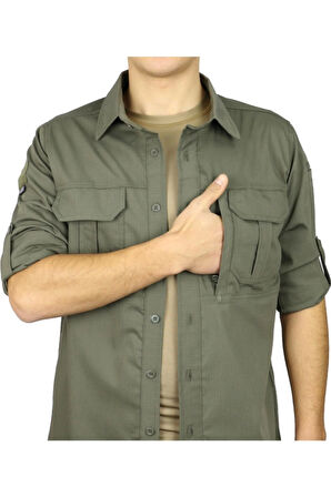 Tactical Gömlek Açık Haki Renk