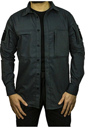 Combat Tactical Gömlek Füme Renk