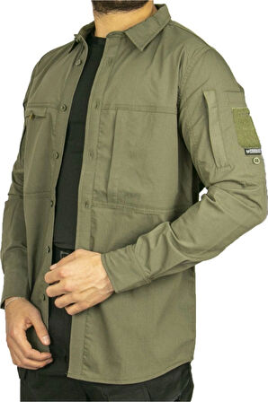 Combat Tactical Gömlek Haki Renk