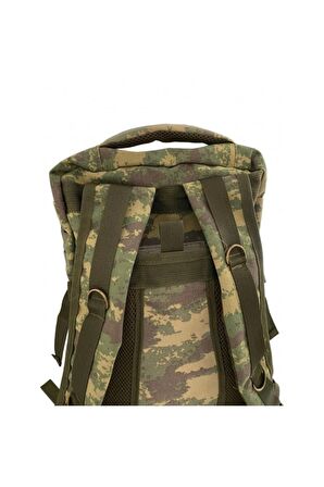 Kamuflaj Cordura Kumaş Taktikal Sırt Çantası 55 L