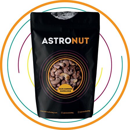 Astronut Odun Ateşinde ve Zarında Kavrulmuş Kaju 500 Gr