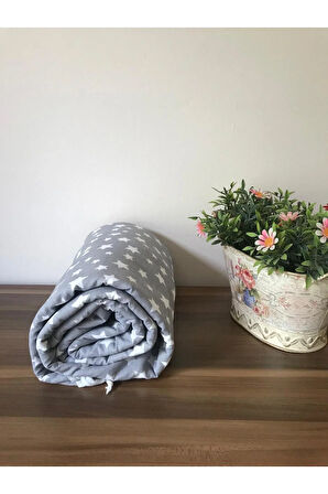 Ütü Masası Kılıfı Büyük Boy Ipli Stoperli Keçeli Kılıfı Örtüsü Bezi 55x140cm Ahter Gri