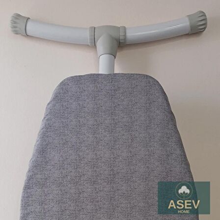 Asev Home Keçeli Ütü Masası Kılıfı 50X140CM Astor Gri