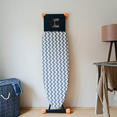 İpli Ayarlanabilir Isıya Dayanıklı Keçeli Büyük Boy Ütü Masası Kılıfı Örtüsü Bezi 55x140cm Lavina