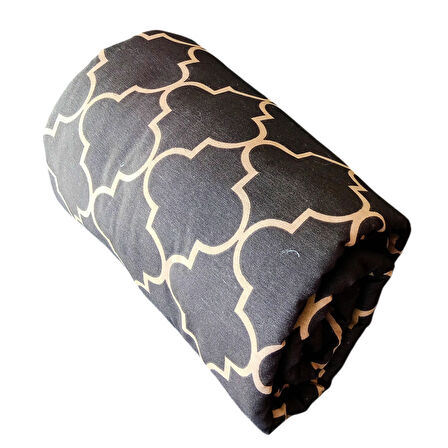 Ütü Masası Kılıfı Büyük Boy İpli Stoperli Keçeli Kılıfı Örtüsü Bezi 55x140cm Damask Brown