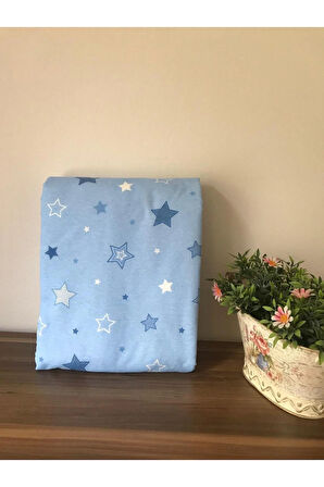 İpli Ayarlanabilir Isıya Dayanıklı Keçeli Stoperli Ütü Masası Kılıfı Örtüsü Bezi 55x140cm Gökyüzü