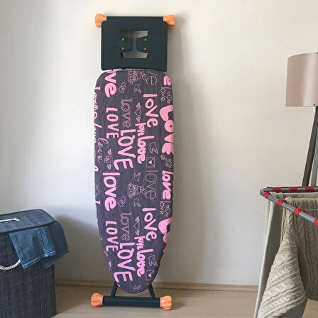 İpli Ayarlanabilir Isıya Dayanıklı Keçeli Stoperli Masası Kılıfı Örtüsü Bezi 55x140 Cm Pink Love