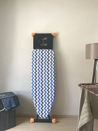 Ütü Masası Kılıfı Büyük Boy İpli Stoperli Keçeli Kılıfı Örtüsü Bezi 55x140cm Larissa