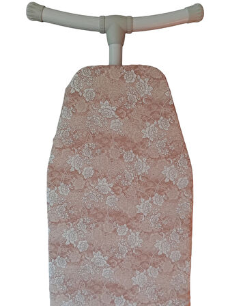 ASEV HOME Keçeli Ütü Masası Kılıfı 55x140cm BROWN FLOWERED