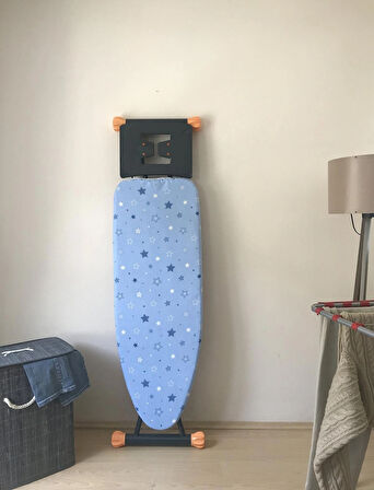 ASEV HOME Ütü Masası Kılıfı Büyük Boy İpli Stoperli Keçeli Kılıfı Örtüsü Bezi 55x140cm GÖKYÜZÜ