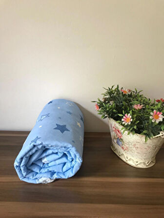 ASEV HOME Ütü Masası Kılıfı Büyük Boy İpli Stoperli Keçeli Kılıfı Örtüsü Bezi 55x140cm GÖKYÜZÜ