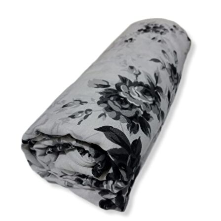 FAVORE CASA KEÇELİ ÜTÜ MASASI KILIFI 60X140CM BLACK ROSE