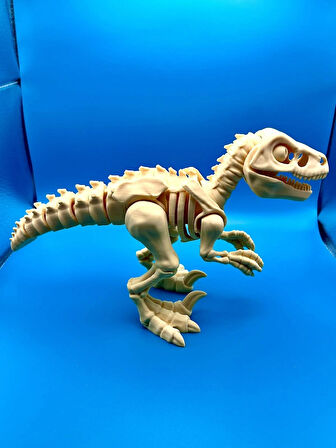 Dinozor Oyuncağı, Gerçekçi Velociraptor Modeli - Büyük Boy