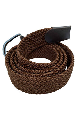 Siyah Elastik Esnek Unisex Örgü Kemer - 8500-1