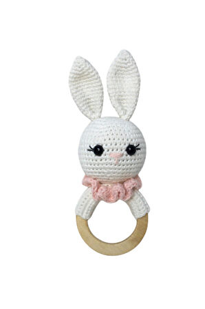 Amigurumi Tavşan Uyku Arkadaşı Ve Diş Kaşıyıcı Seti