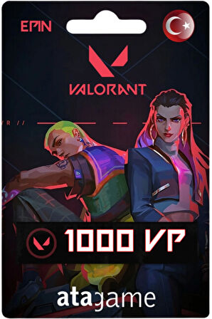 1000 VP Valorant  Point TR