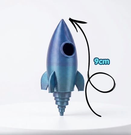 3D Hareketli Uzay Roketi ve Motivasyon Sticker Seti - Öğretmenler İçin Öğrenci Ödül Kiti