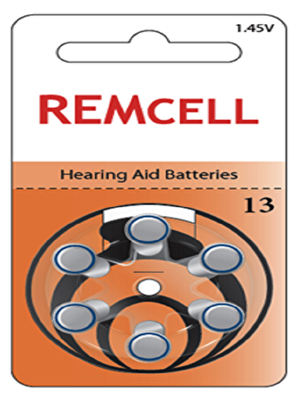 Remcell 13 Numara İşitme Cihaz Pili Kulaklık Pili 6'lı Blister-1 PAKET